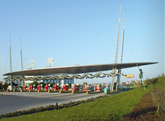 深圳收费站网架工程