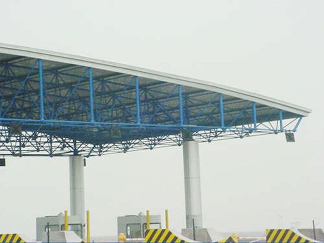 深圳收费站网架工程